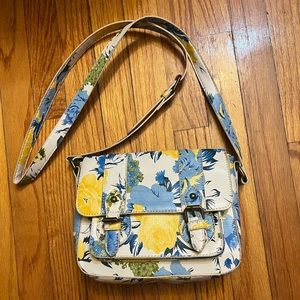 NWOT tropical pattern crossbody bag